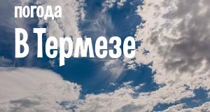 Погода в Термезе