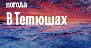 Погода в Тетюшах