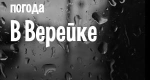 Погода в Верейке
