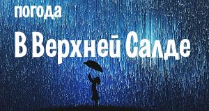 Погода в Верхней Салде