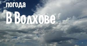 Погода в Волхове
