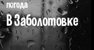 Погода в Заболотовке
