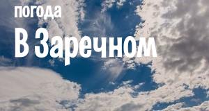 Погода в Заречном