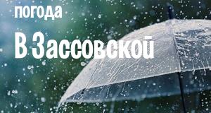 Погода в Зассовской