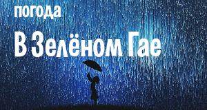 Погода в Зелёном Гае
