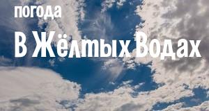 Погода в Жёлтых Водах