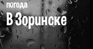 Погода в Зоринске